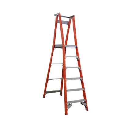 Pro Series Fibreglass Platform Ladders - 2.7m / 1.8m