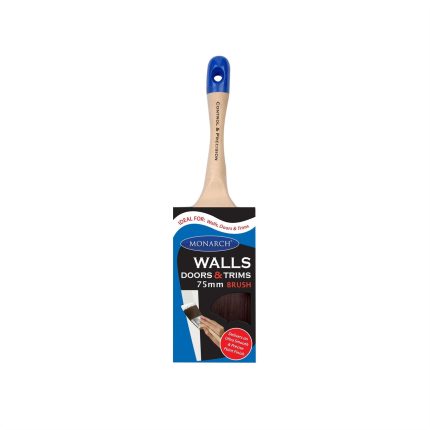 Monarch Walls, Doors and Trims Brush - 75mm