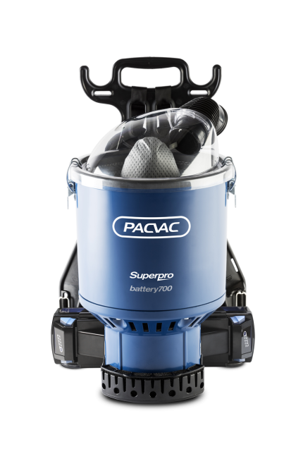 Battery Powered - Pacvac Superpro 700BAS Advanced Battery Backpack Vacuum