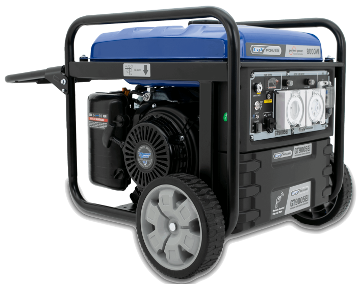 LIMITED STOCK SAVE $$ - GT Power 8000W Push Button Start Inverter Generator - Image 1