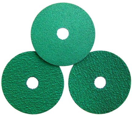 125mm x 22 Zirconia Fibre Discs, 25 Pack - 120 grit