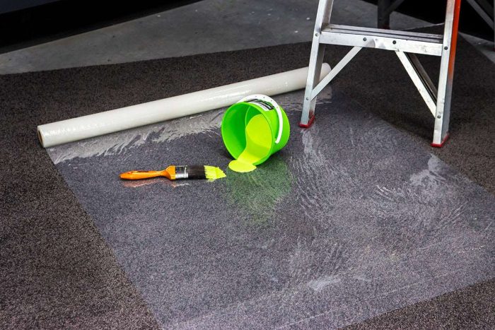 Convenient 30sqm Roll Protective Carpet Film, 80 micron - Great For Parties - Image 1