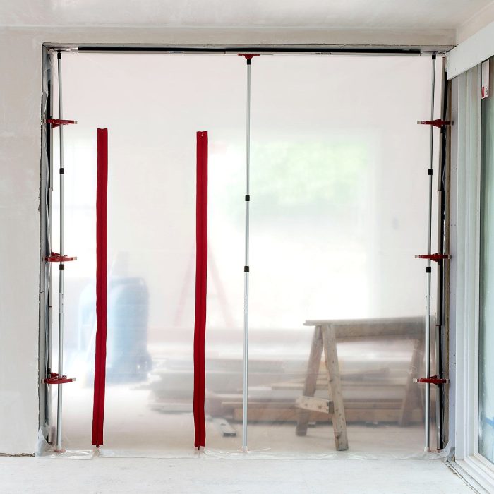 Zipwall Side-Seal Kit - Use In Conjunction With Zipwall Dust Barriers To Seal End Walls - Image 1