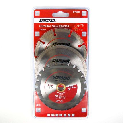 Starcraft 125mm x 22mm Multi Pack Diamond and TCT Blades