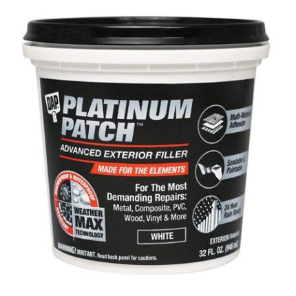 Matt's Preferred Exterior Filler - DAP Platinum Patch Advanced Exterior Filler 946ml