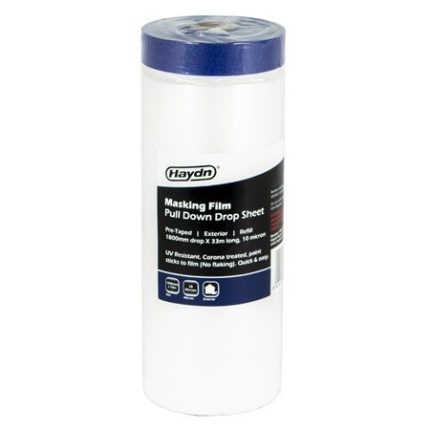 1800mm x 33m Pre-taped Exterior Masking Film