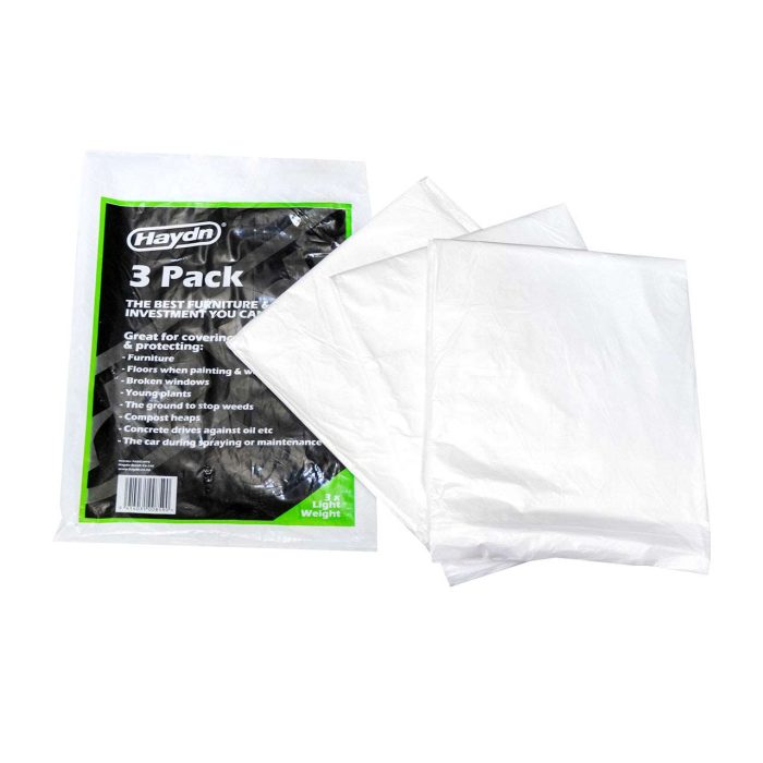 All Rounder Light Weight Plastic Protection Sheet - 3 Pack - Image 1