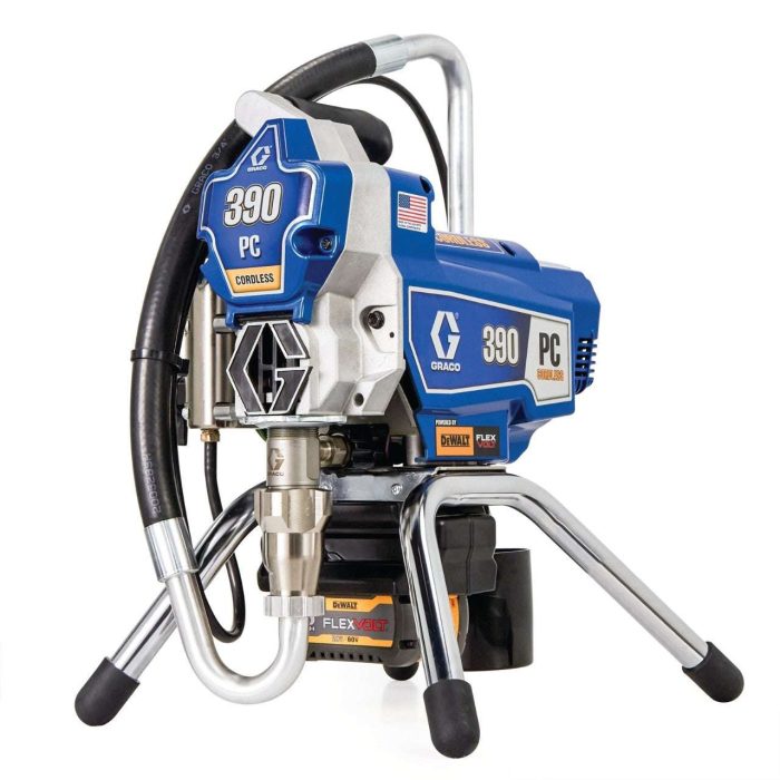 Graco 390PC Battery Powered Airless Sprayer - No Power, No Excuses! - Image 1