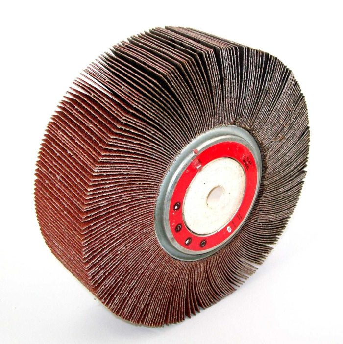 165mm Flap Wheel With Wooden Centre - Multiple Options - Image 1