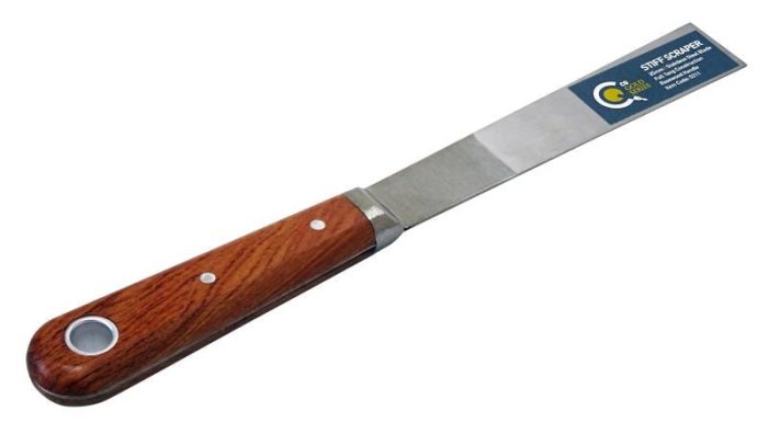 Almax Craftsman Drop Forged Scrapers With Rosewood Handle - Multiple Sizes To Choose from - Image 1