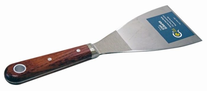 Almax Craftsman Drop Forged Scrapers With Rosewood Handle - Multiple Sizes To Choose from - Image 1