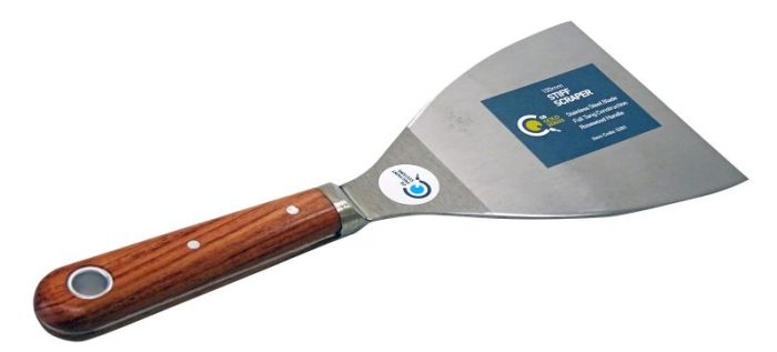 Almax Craftsman Drop Forged Scrapers With Rosewood Handle - Multiple Sizes To Choose from - Image 1