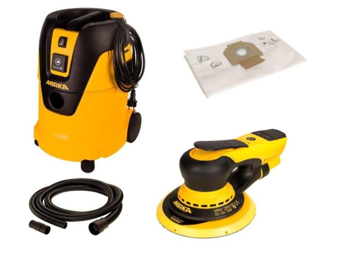 Mirka Dustless Deros II 150mm Sander And Vacuum Combos - 3 Options - Image 1