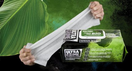Ultra Grime Multiuse Bio 100% Plant Based Biodegradable Cloth Wipes