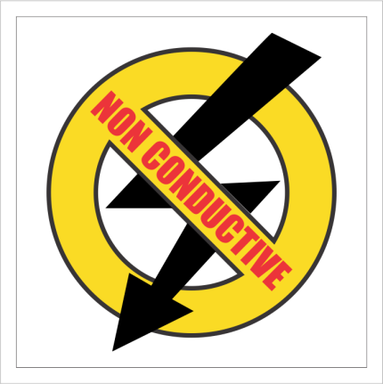 Indalex Ladders Replacement Labels And Stickers - Non Conductive Ladder Label
