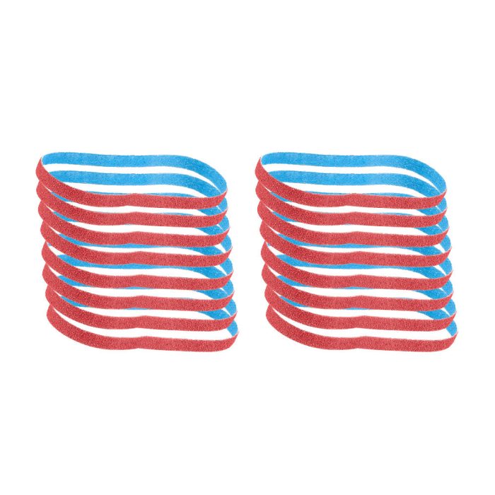Milwaukee 40-120-13Bandfile 3/8" x 13" Assorted Grit Bandfile Belts Bundle - Image 1