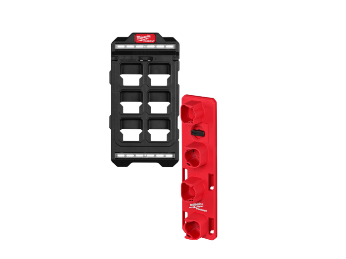 Milwaukee 48-22-8496-M12 PACKOUT Compact Wall Plate w/ M12 Battery Rack - Image 1