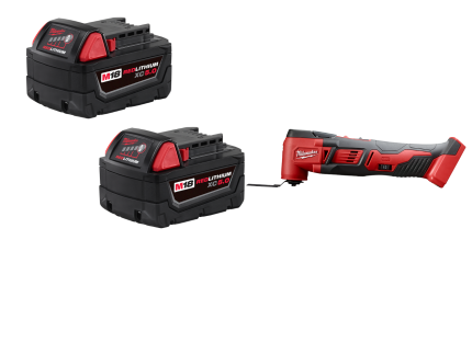 Milwaukee 2626-20BT5 M18 Multi Tool w/ XC5.0 Extended Capacity Battery - 2 PK