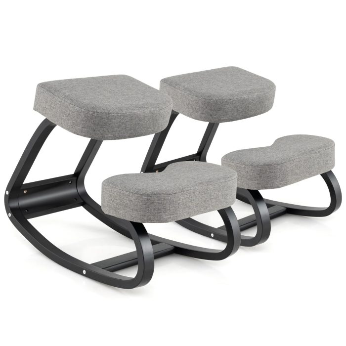 Giantex Ergonomic Kneeling Chair, Rocking Posture Chair with Padded Cushion - 2 - Image 1