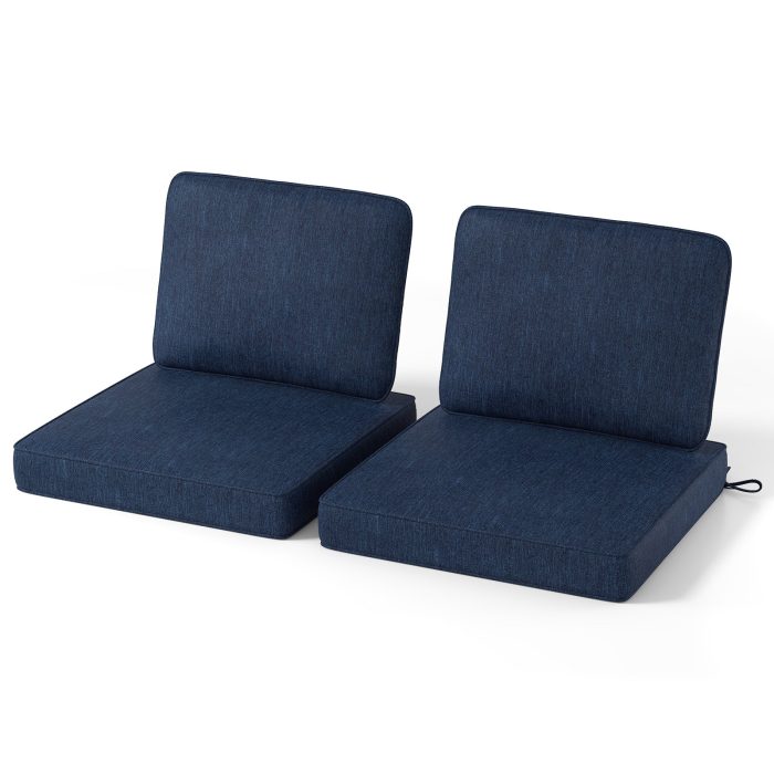 Giantex Outdoor Chair Cushion for Patio Furniture - Navy 2 - Image 1