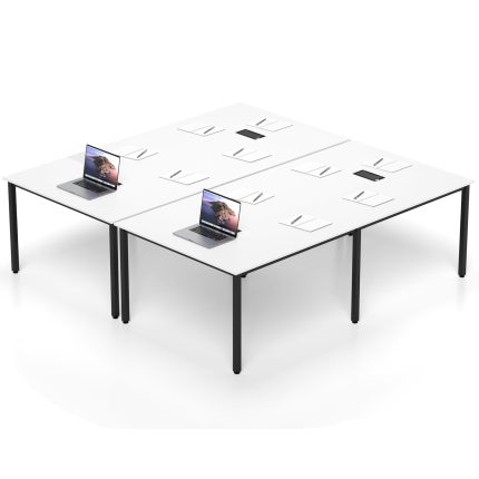 Giantex 94.5"x 48" Conference Table for 8-10 People - Brown 1