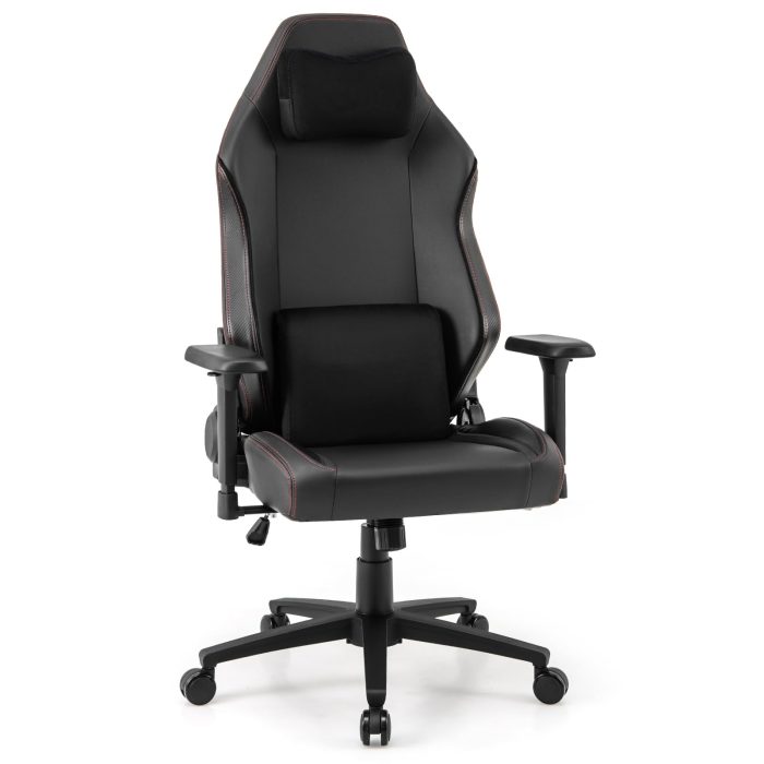Giantex Gaming Chair Video Game Chair with Magnetic Headrest & Lumbar Support - Image 1