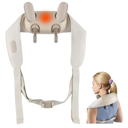 Giantex Back Massager for Pain Relief for Back Shoulder Leg - Beige