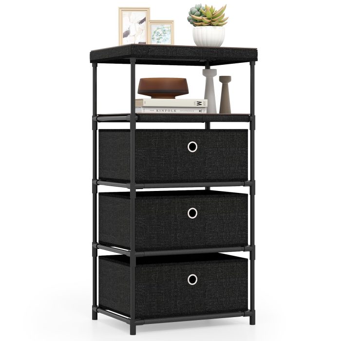 Giantex Dresser with 3 Drawers for Living Room - Image 1