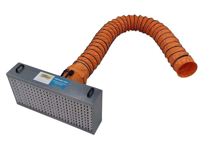 Complete Portable Overspray Ventilation System - Filter Box - Fan - Ducting - Image 1