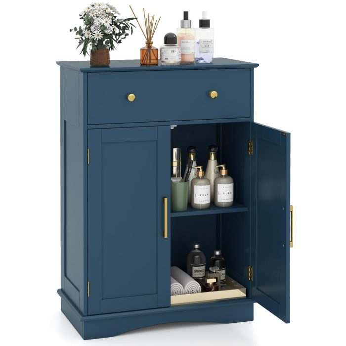 Giantex Modern Buffet Sideboard with Drawers & Doors Adjustable Shelf - Image 1