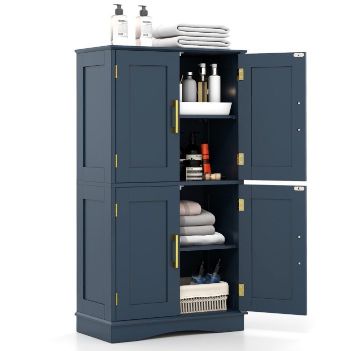 Giantex Bathroom Storage Cabinet Freestanding Floor Cabinet - Image 1