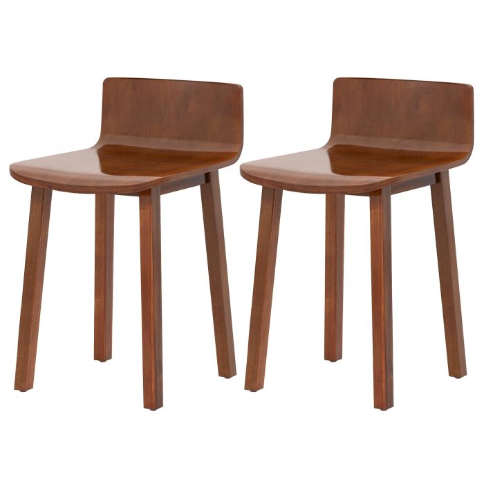 Giantex Wood Dining Chairs Set of 2/4 Farmhouse Kitchen Dining Room Chair - 1 - Image 1