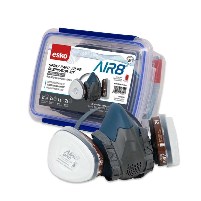 Esko AIR8 Spray Paint Respiratory A2/P2 Kit -  Protect Against Gas / Vapours / Particulates - Image 1
